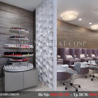 Thiết kế nội thất tiệm nail Huệ An - TP. HCM